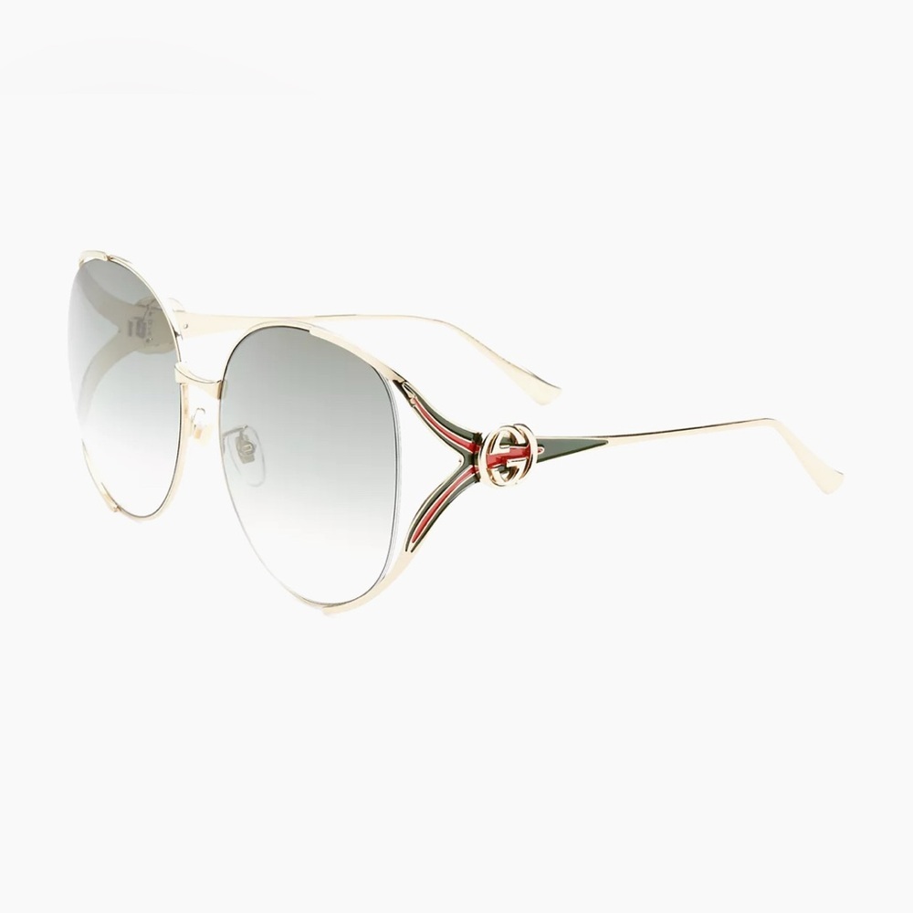 Gucci 63MM Oversized Oval Sunglasses NWOT​ - Picture 6 of 12